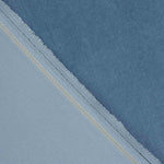 Velours de coton bleu porcelaine - Ribes y Casals
