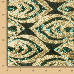 Velours à paillettes dorées - Ribes y Casals