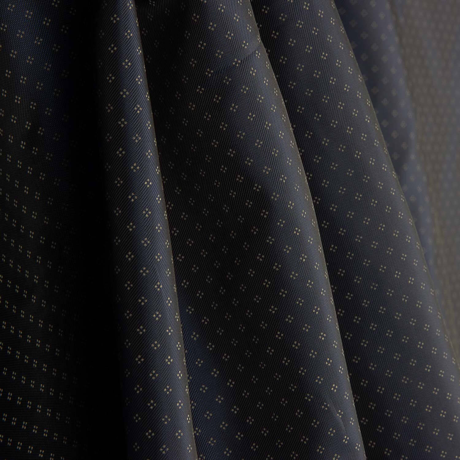 Doublure en polyester bleu intense imprimé Corbatero - Ribes y Casals