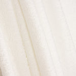 Serviette en viscose de bambou blanche naturelle - Ribes y Casals