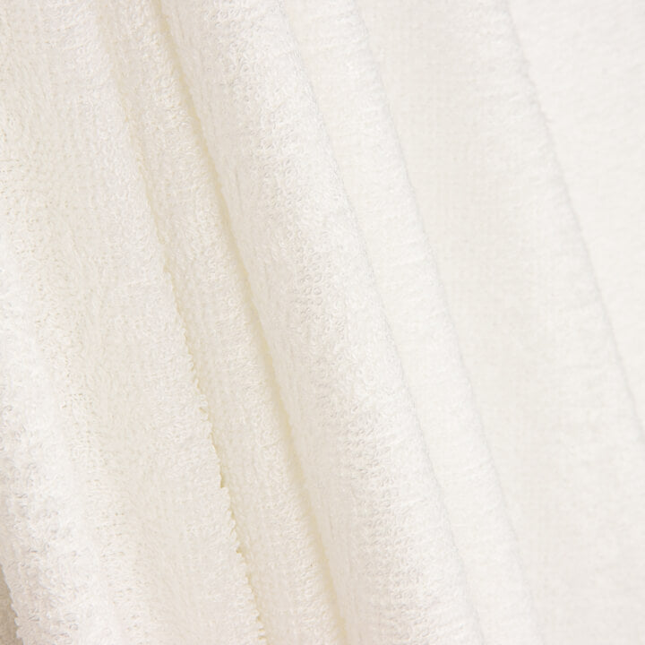 Serviette en viscose de bambou blanche naturelle - Ribes y Casals