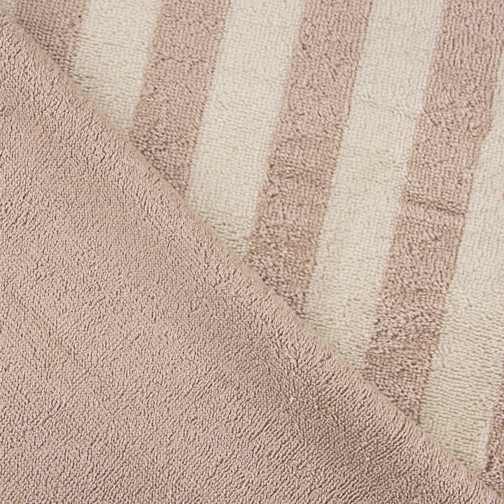 Serviette en micro-bambou écru et beige - Ribes y Casals