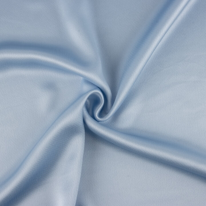 Triacétate satin bleu ciel - Ribes y Casals