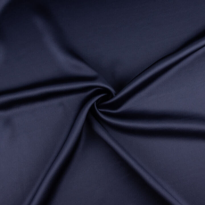 Triacétate satin bleu nuit - Ribes y Casals