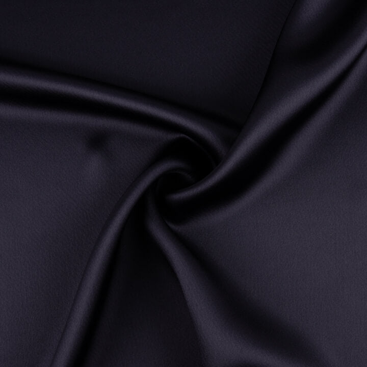 Triacétate satin bleu marine - Ribes y Casals