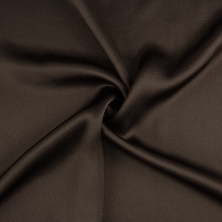 Triacétate satin marron - Ribes y Casals