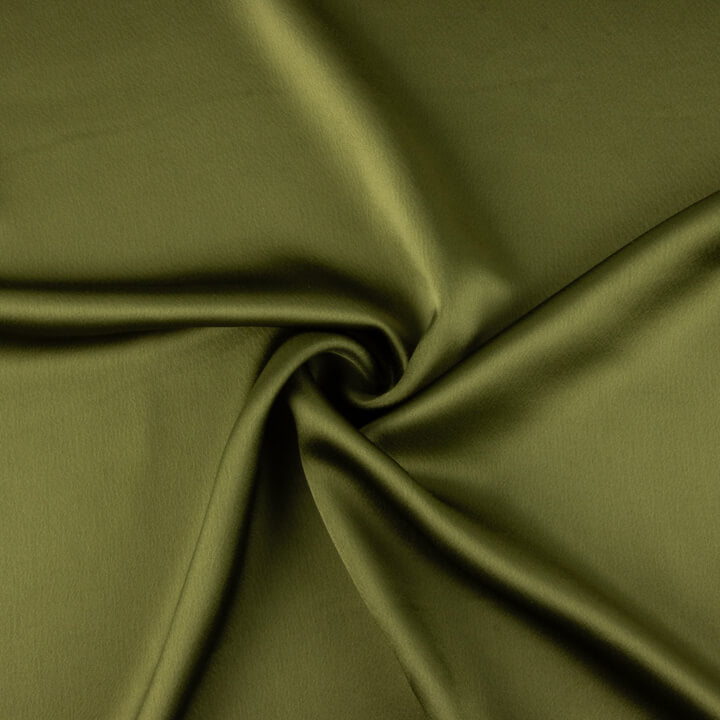 Triacétate satin vert kaki - Ribes y Casals