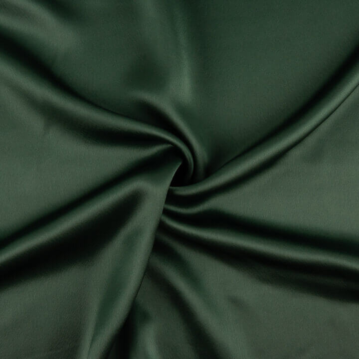 Triacétate satin vert foncé - Ribes y Casals