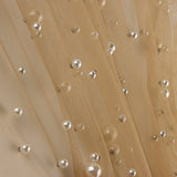 Tulle beige aux perles nacrées - Ribes y Casals