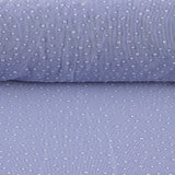 Tulle extensible bleu lavande effet gouttes d'eau - Ribes y Casals