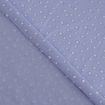 Tulle extensible bleu lavande effet gouttes d'eau - Ribes y Casals