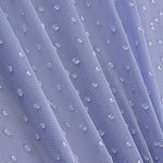 Tulle extensible bleu lavande effet gouttes d'eau - Ribes y Casals