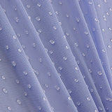 Tulle extensible bleu lavande effet gouttes d'eau - Ribes y Casals