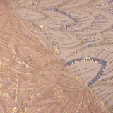 Tulle à sequins corail - Ribes y Casals