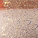 Tulle à sequins corail - Ribes y Casals