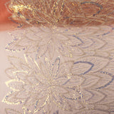 Tulle à sequins corail - Ribes y Casals