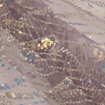 Tulle à sequins violets - Ribes y Casals