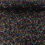 Tulle fantaisie noir à sequins multicolores - Ribes y Casals