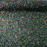 Tulle fantaisie vert à sequins multicolores - Ribes y Casals