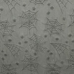 Tulle noir avec araignées argentées pour Halloween - Ribes y Casals