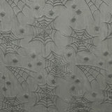 Tulle noir avec araignées argentées pour Halloween - Ribes y Casals