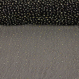 Tulle noir avec strass irisés - Ribes y Casals