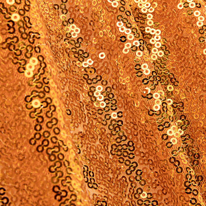 Tulle à mini-sequins oranges - Ribes y Casals