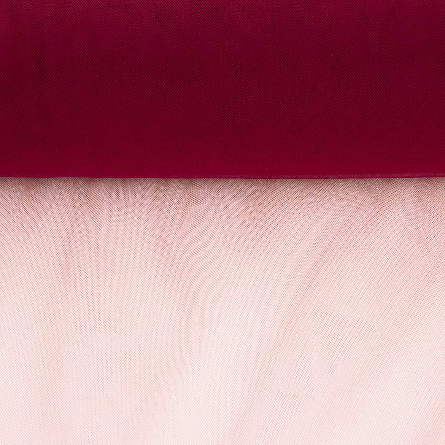 Tulle illusion grenat - Ribes y Casals