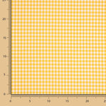 Carreaux Vichy Basic Jaune Petit 40 - Ribes y Casals