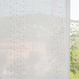 Rideau Plumeti à franges rose - Ribes y Casals
