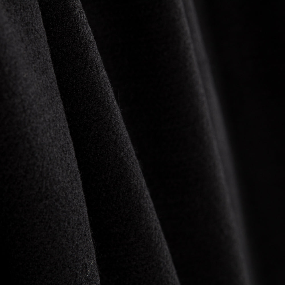 Laine Manteau Poncho Noir - Ribes y Casals