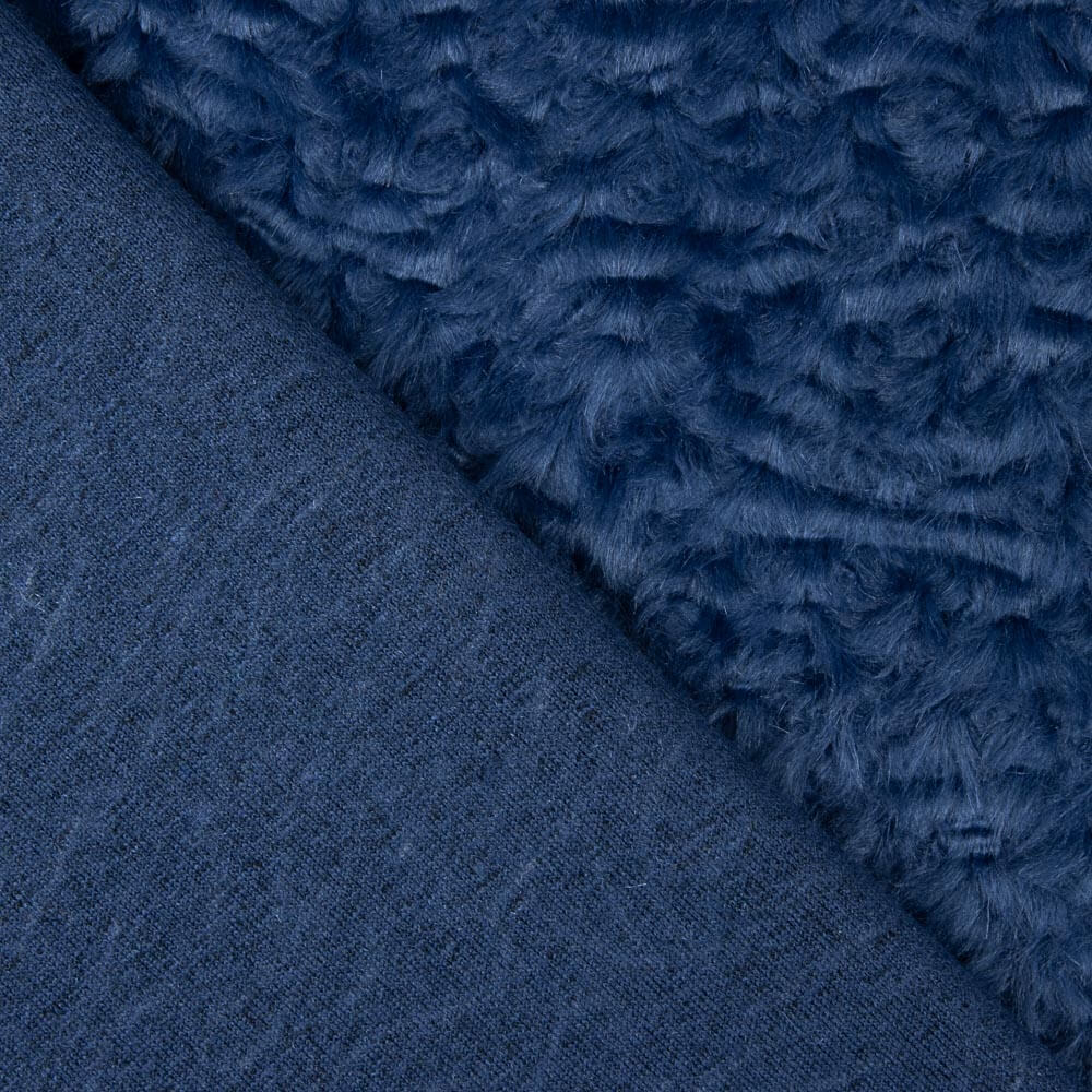 Manteau de fourrure bleu foncé - Ribes y Casals