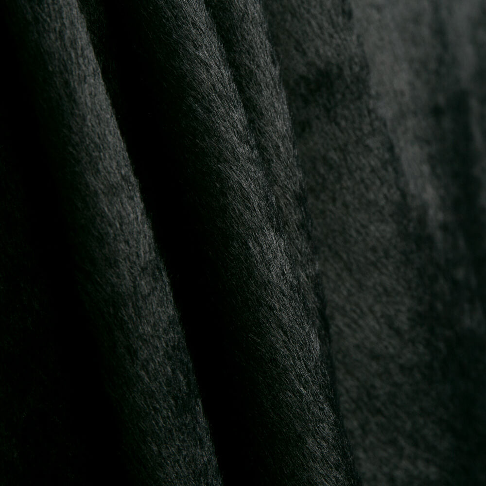 Manteau Sorona Fibre Maïs Poil Fin Noir - Ribes y Casals