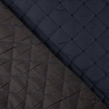 Tissu matelassé réversible – Bleu marine et noir - Ribes y Casals