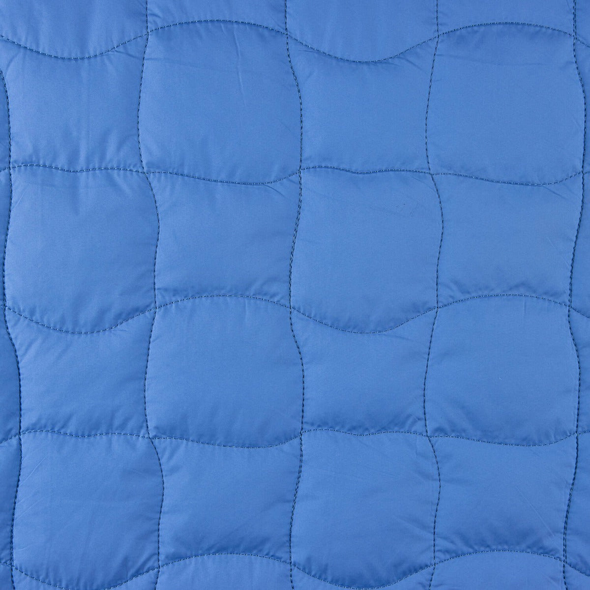 Tissu matelassé réversible bleu et citron vert - Ribes y Casals