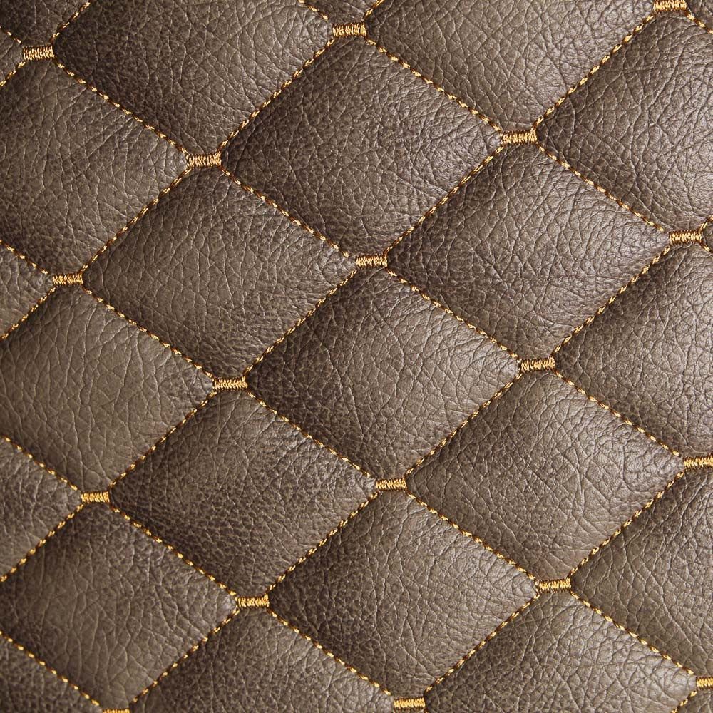 Similicuir Capitonné Marron - Ribes y Casals