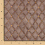 Similicuir Capitonné Marron - Ribes y Casals