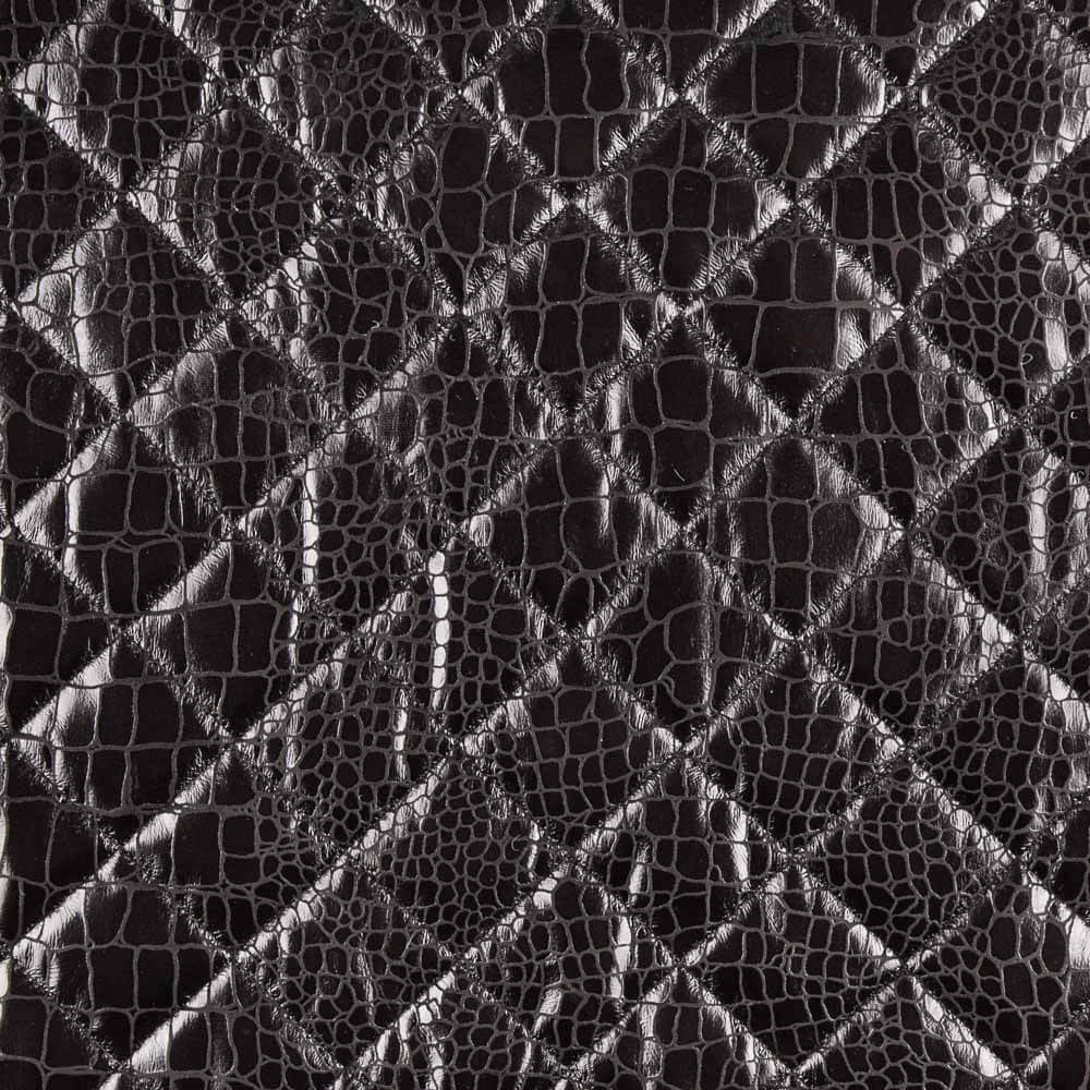 Similicuir noir rembourré - Ribes y Casals