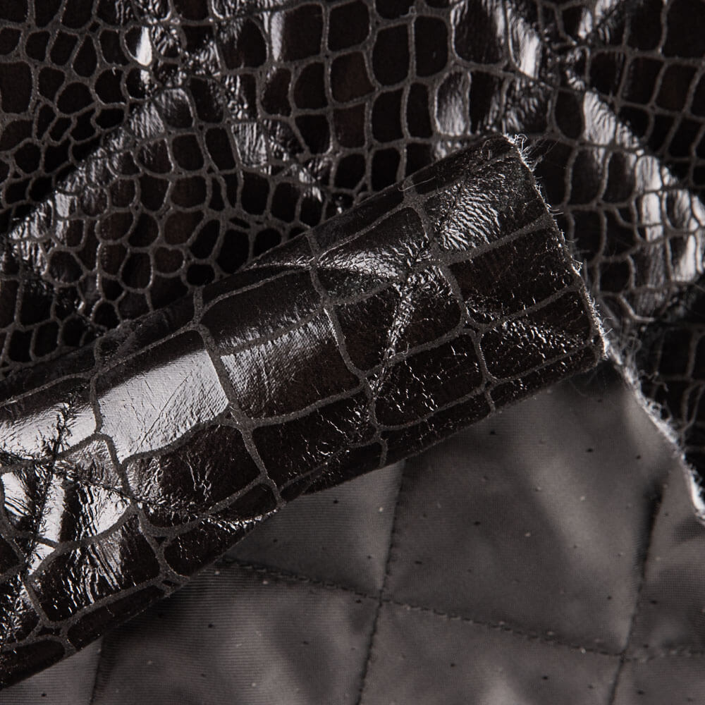 Similicuir noir rembourré - Ribes y Casals