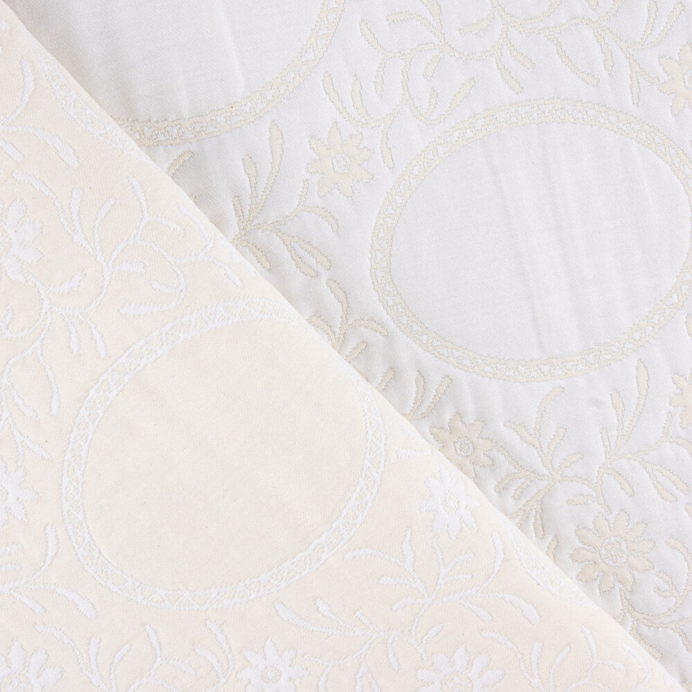 Jacquard Baroque Blanc - Ribes y Casals