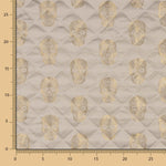 Jacquard Matelassé Crânes Doré - Ribes y Casals