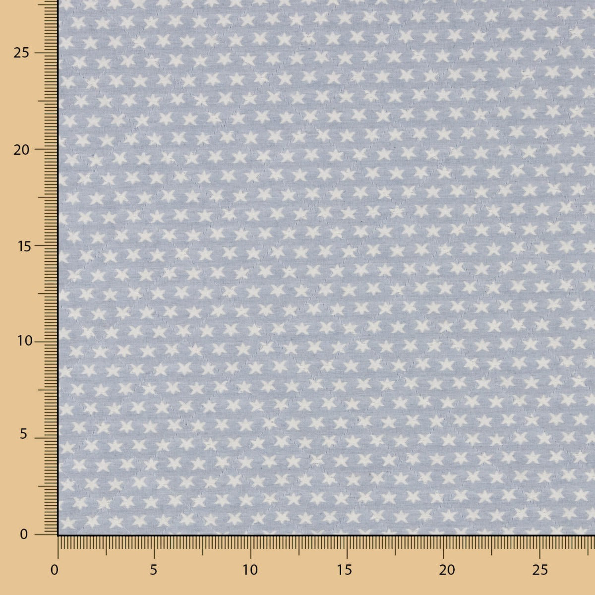 Jacquard Matelassé Denim Blue Square - Ribes y Casals