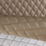 Faux Cuir Matelassé Losange Marron - Ribes y Casals