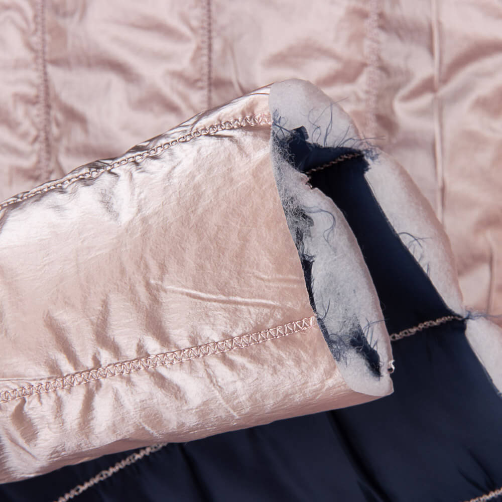 Matelassage métallisé rose - Ribes y Casals