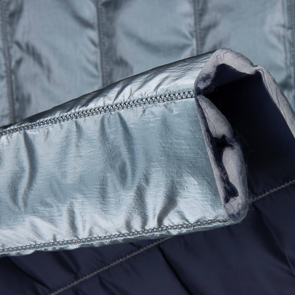 Matelassage métallisé saphir - Ribes y Casals