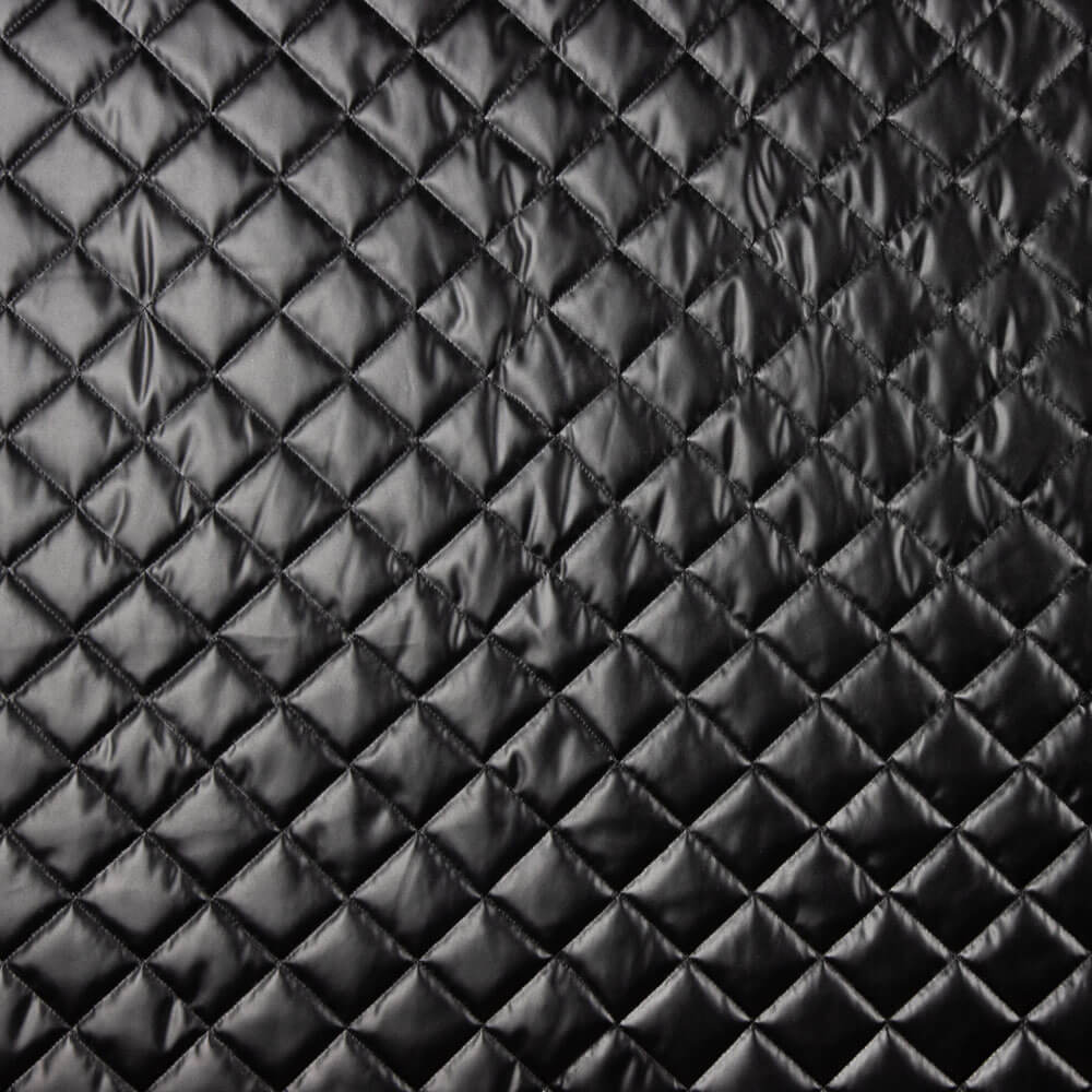 Similicuir noir rembourré - Ribes y Casals