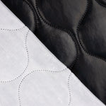 Cuir synthétique matelassé Géométrique Noir - Ribes y Casals