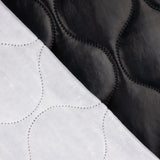 Cuir synthétique matelassé Géométrique Noir - Ribes y Casals