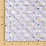 Coton Piqué Rembourré Bleu Ciel - Ribes y Casals