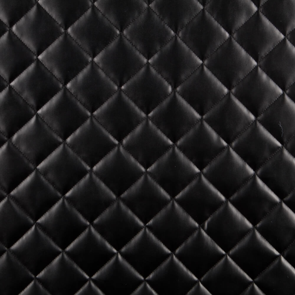 Similicuir noir rembourré - Ribes y Casals